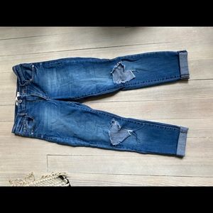 GARAGE Retro High Waist Skinny Jeans